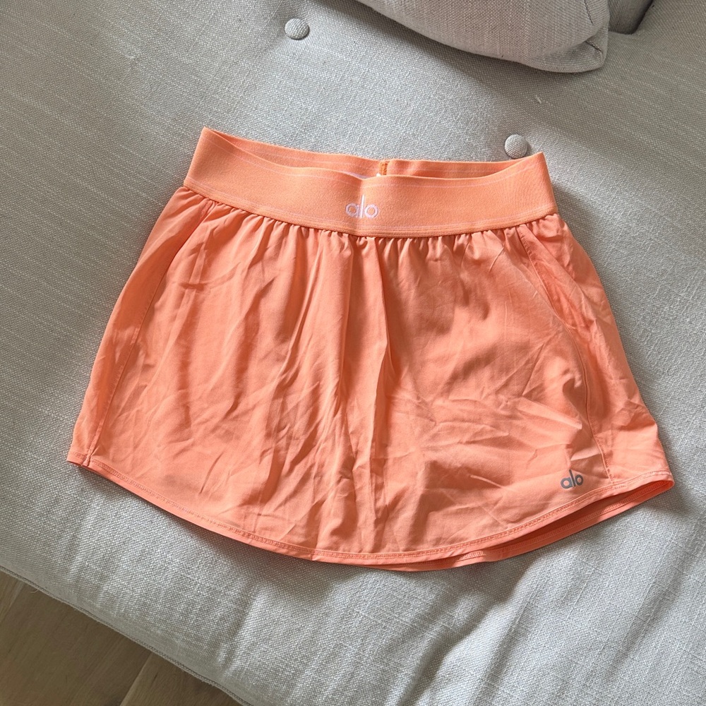 ALO Yoga Orange Skirt